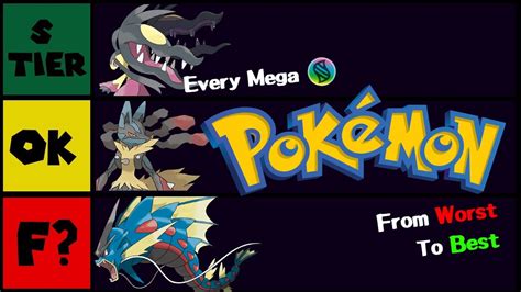 every mega pokemon ranked.